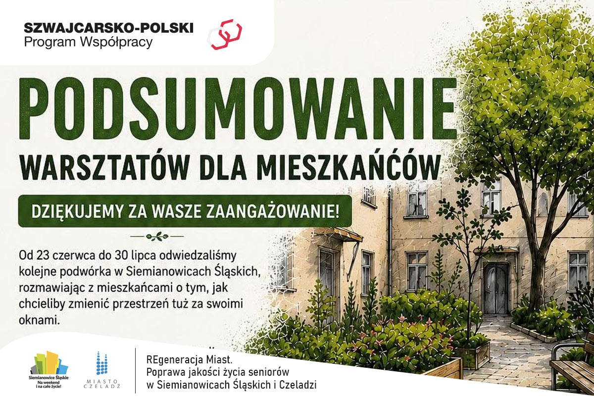 Warsztaty dla mieszkańców - projektowanie ogrodów kieszonkowych - podsumowanie.